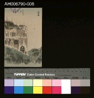 藏品(東台北總督官邸風景木版印刷明信片)的圖片
